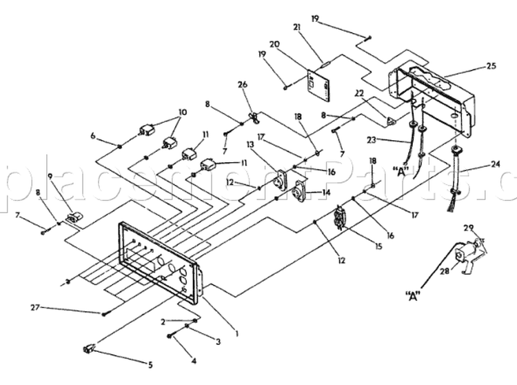 Page A Diagram and Parts List for 9778-3  Briggs and Stratton Generator